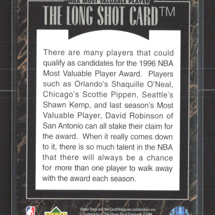 1995 Upper Deck Predictor The Long Shot  #R10