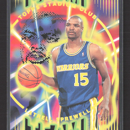 1994 Topps Stadium Club Beam Team Latrell Sprewell #BT9