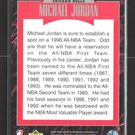 1995 Upper Deck Predictor Michael Jordan #R2