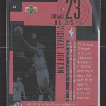 1997 Upper Deck UD3 Star Focus Michael Jordan #23