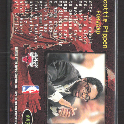 1996 Topps Stadium Club Spike Says Scottie Pippen #SS7