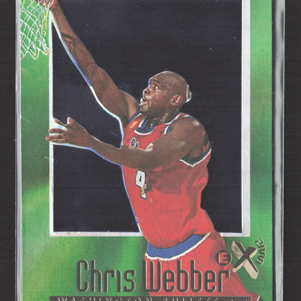 1997 SkyBox E-X2000 Chris Webber #80