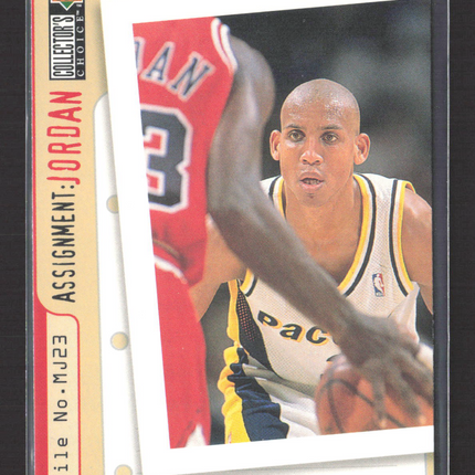 1996 Upper Deck Choice Assignment: Jordan Michael Jordan Reggie Miller #MJ23