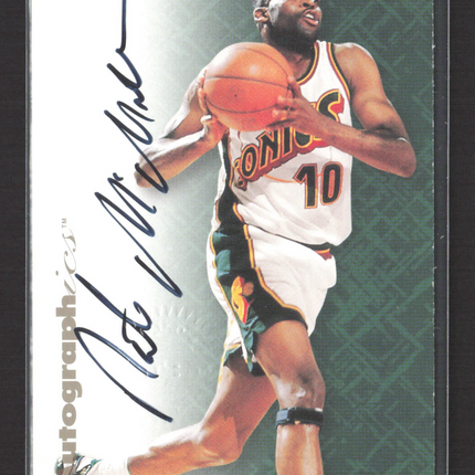 1996 SkyBox Autographics Nate McMillan Auto