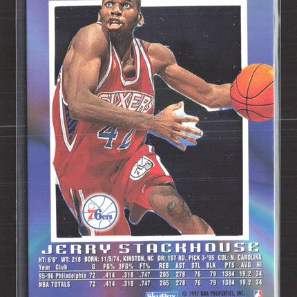 1997 SkyBox E-X2000 Jerry Stackhouse #54
