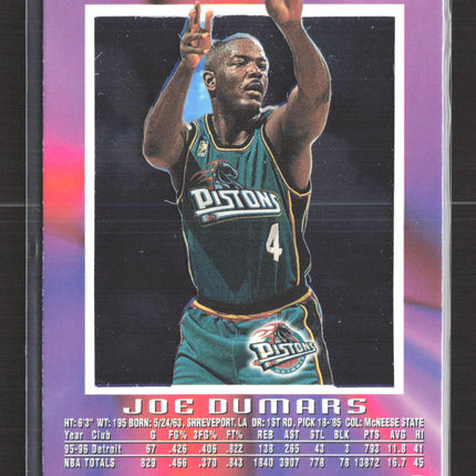 1997 SkyBox E-X2000 Joe Dumars #18