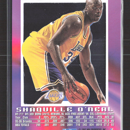 1997 SkyBox E-X2000 Shaquille O'Neal #32