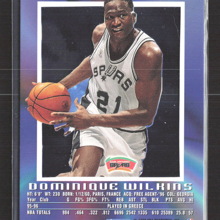 1997 SkyBox E-X2000 Dominique Wilkins #66