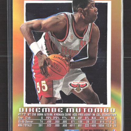 1997 SkyBox E-X2000 Dikembe Mutombo #2