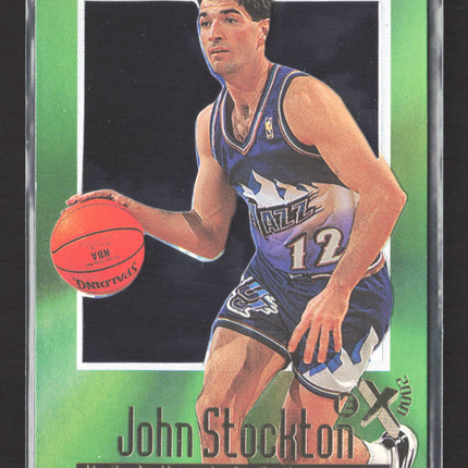 1996 SkyBox E-X2000 John Stockton #75