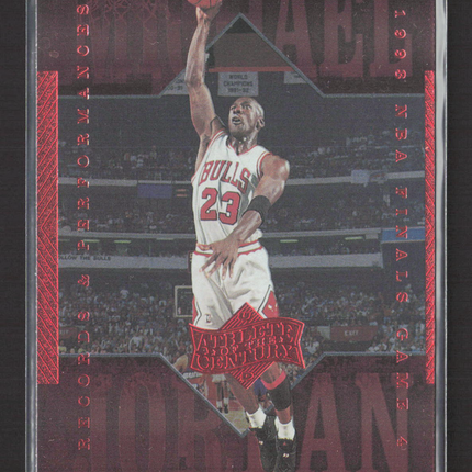 1999 Upper Deck Athlete of the Century Records & Performances Michael Jordan #20