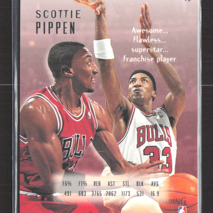 1995 SkyBox E-Motion Scottie Pippen #13