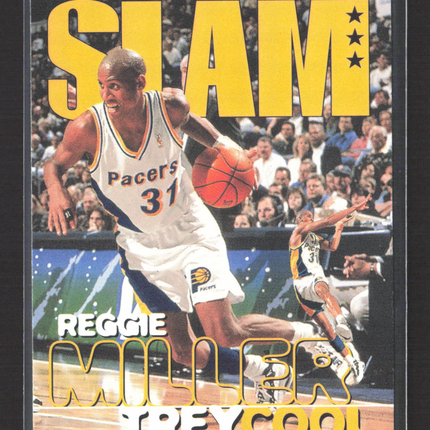 1997 SkyBox Hoops Slam Trey Cool Reggie Miller #322