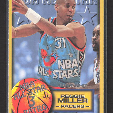 1997 Fleer NBA All-Star Retro Reggie Miller #291