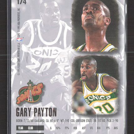 1995 Fleer Ultra Gold Medallion Gary Payton #174