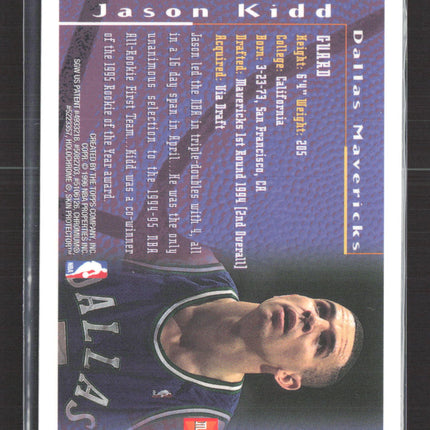 1996 Topps Finest Jason Kidd #M9