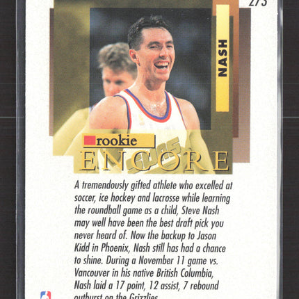 1997 Fleer Ultra Encore Steve Nash #273
