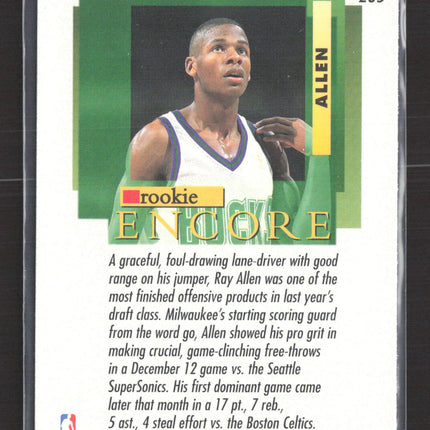1997 Fleer Ultra Encore Ray Allen #265