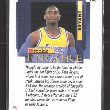 1997 Fleer Ultra Encore Kobe Bryant #266