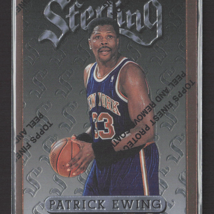 1996 Topps Finest Sterling Patrick Ewing #44