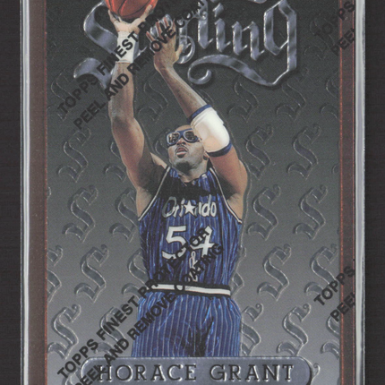 1996 Topps Finest Sterling Horace Grant #77