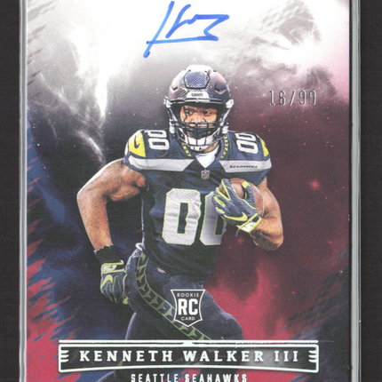 2022 Panini Origins Kenneth Walker III #RAU-KWA 16/99 Auto