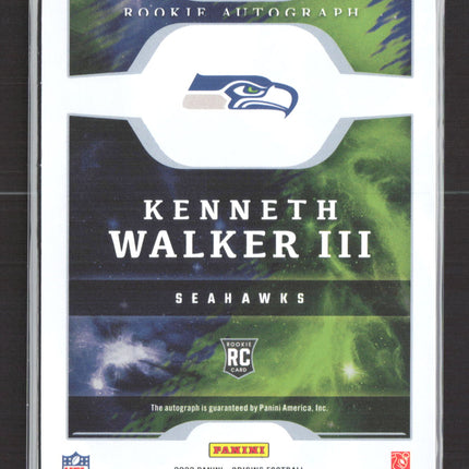 2022 Panini Origins Kenneth Walker III #RAU-KWA 16/99 Auto
