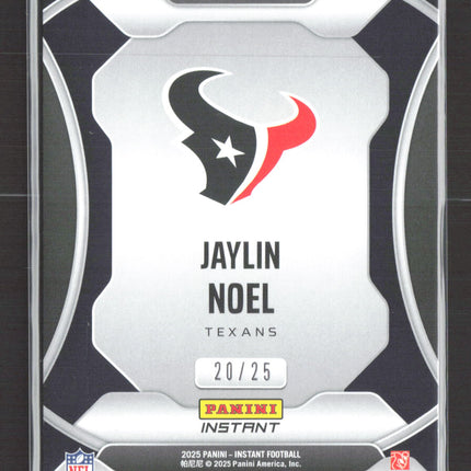 2025 Panini Instant Jaylin Noel #RRH-16 Rainbow 20/25