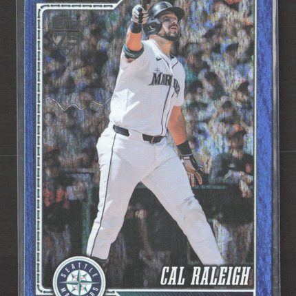 2026 Topps Series One Cal Raleigh #140 Blue Foil /150