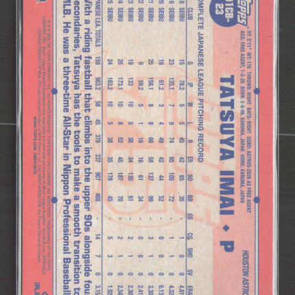 2024 Topps Chrome 75 Years of Baseball Tatsuya Imai #91CB-23 RC