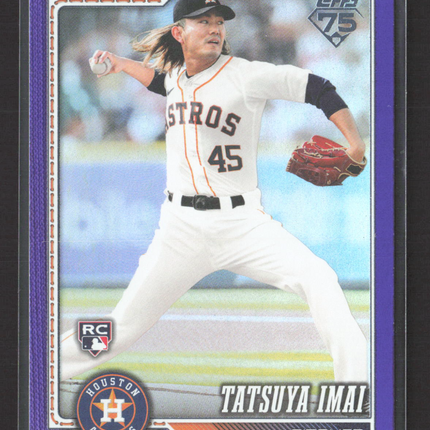 2026 Topps Series Two Tatsuya Imai #513 Purple RC /250