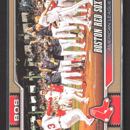 2026 Topps Series One Boston Red Sox #198 Gold /2026