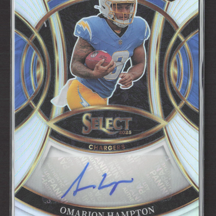 2026 Panini Select Prizm Omarion Hampton #RSI-OHN RC Auto