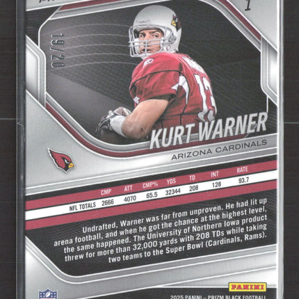 2026 Panini Prizm Black Kurt Warner #1 Cherry Blossom 19/20