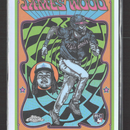 2025 Topps Chrome Ultra Violet All-Stars James Wood #UV-11 RC