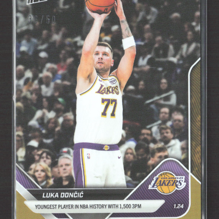 2026 Topps Now Luka Dončić #141 Gold /50
