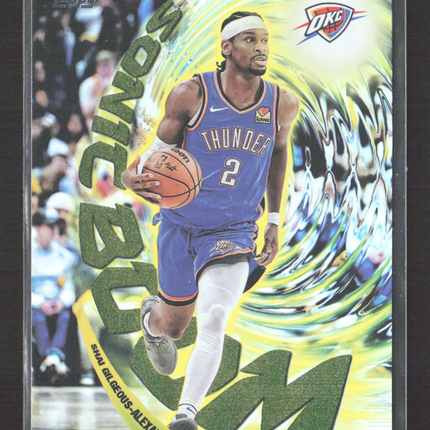 2025 Topps Sonic Boom Shai Gilgeous-Alexander #SB-7