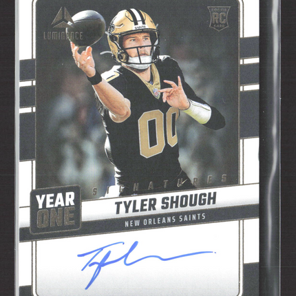 2025 Panini Luminance Year One Signatures Tyler Shough #YOS-TSH RC Auto