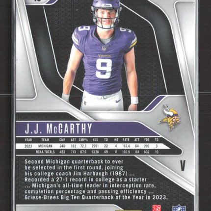 2024 Panini Prizm J.J. McCarthy #13 RC