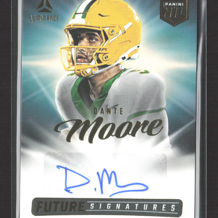 2025 Panini Luminance Football Future Signatures Dante Moore #NIL-DME Auto