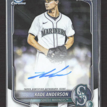 2025 Bowman Chrome Kade Anderson #CPA-KA Auto