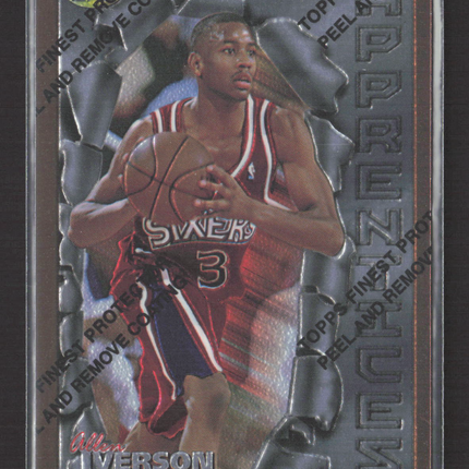 1995 Topps Finest Apprentices Allen Iverson #69