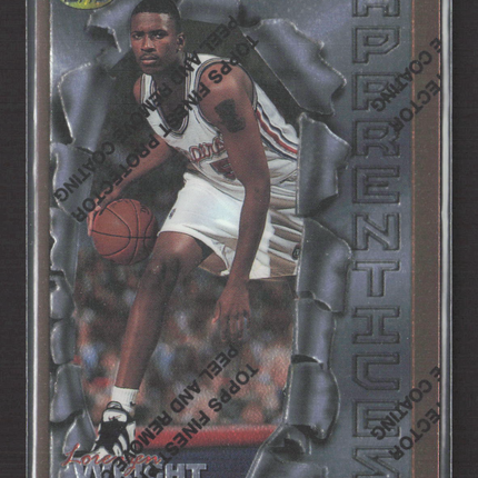 1996 Topps Finest Apprentices Lorenzen Wright #53