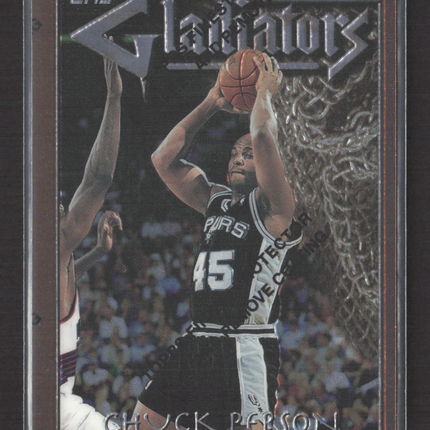 1996 Topps Finest Gladiators Chuck Person #G8