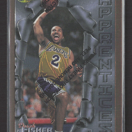 1996 Topps Finest Apprentices Derek Fisher #43