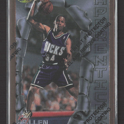 1996 Topps Finest Apprentices Ray Allen #22