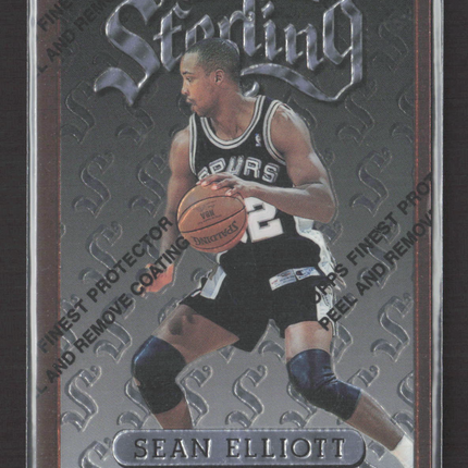 1996 Topps Finest Sterling Sean Elliott #68