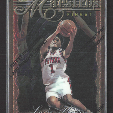 1996 Topps Finest Maestros Lindsey Hunter #M32