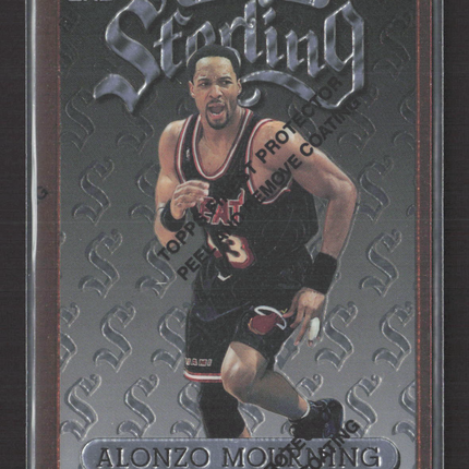 1996 Topps Finest Sterling Alonzo Mourning #78