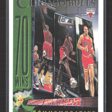 1996 Topps Record Breakers Chicago Bulls #72